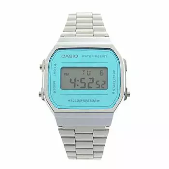 CASIO Casio STANDARD cheap Casio watch men s women s digital metal silver A168WEM-2
