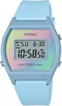 [Casio] CASIO Standard Digital Ladies Watch LW-205H-2A Bastel Gradient Pastel Blue Overseas Model [Parallel Import]