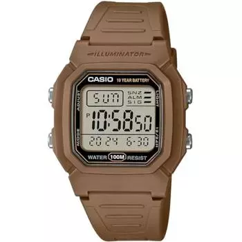Casio CASIO Стандартные цифровые мужские часы W-800H-5AV Коричневые Overseas Модель
