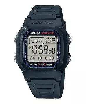 [Casio] CASIO Standard Digital Men s Watch W-800H-1AV Black Overseas Model [Parallel Import]