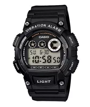 [Casio] CASIO Standard Digital Men s Watch with Vibration Function W-735H-1AV Black