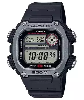 [Casio] CASIO Standard Digital Watch DW-291H-1AV Men s Black Overseas Model [Parallel Import]