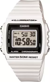 [Casio] CASIO Standard Digital Watch W-215H-7AV Men s Women s Gloss White x Black Overseas Model [Parallel Import]