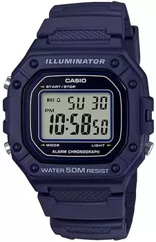 [Casio] CASIO Standard Digital Watch W-218H-2AV Casio BOX Men s Cheap Casio Chipkashi Navy [Parallel Import]
