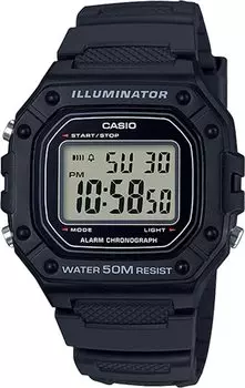[Casio] CASIO Standard Digital Watch W-218H-1AV Casio BOX Men s Cheap Casio Chipkashi Black [Parallel Import]