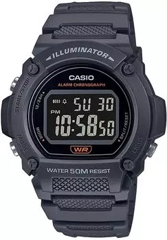 [Casio] CASIO Standard Digital Watch W-219H-8BV Men s Cheap Casio Chipkashi Dark Gray Overseas Model [Parallel Import]