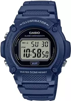 [Casio] CASIO Standard Digital Watch W-219H-2AV Men s Cheap Casio Chipkashi Navy Blue Overseas Model [Parallel Import]