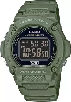[Casio] CASIO Standard Digital Watch W-219HC-3BV Men s Moss Green Overseas Model [Parallel Import]