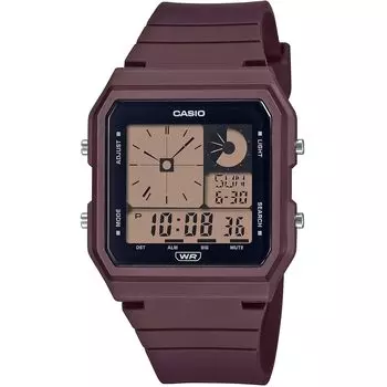 [Casio] CASIO Standard Digital Watch with Analog Display LF-20W-5A Unisex Chocolate Brown Overseas Model [Parallel Import]