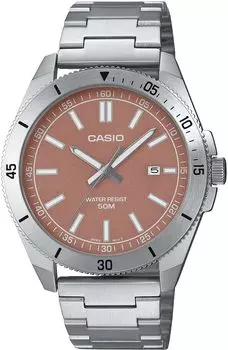 [Casio] CASIO Standard Quartz Analog 5 ATM Water Resistant Watch MTP-B155D-5EV Men s Desert Brown Metal Band