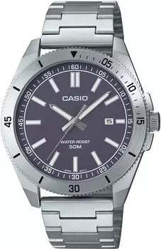 [Casio] CASIO Standard Quartz Analog 5 ATM Water Resistant Watch MTP-B155D-2EV Men s Grayish Violet Metal Band