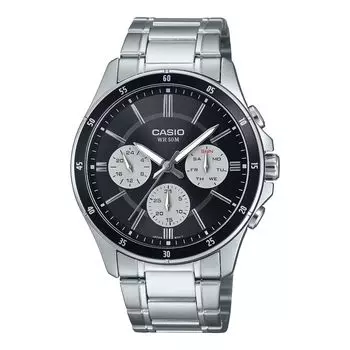 [Casio] CASIO Standard Quartz Men s Watch MTP-1374D-1A3V Multi-axis 24 Hour Display Black