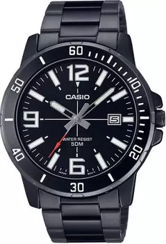 [Casio] CASIO Стандартные аналоговые кварцевые мужские часы MTP-VD01B-1BV Черный металлический ремешок Модель Overseas [Параллельный импорт]