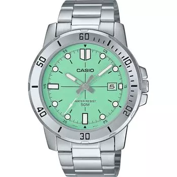 [Casio] CASIO стандартные аналоговые кварцевые мужские часы MTP-VD01D-3E1V металлический ремешок пастельно-мятно-зеленый модель заморская [продукт]