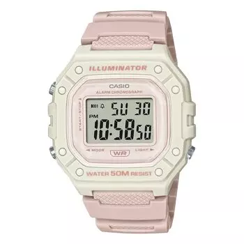 [Casio] CASIO Стандартные цифровые часы W-218HC-4A2V Мужские Женские Дешевые Casio Chipkashi Розово-Бежевые Зарубежные Модели [Параллельный Импорт]