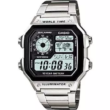Casio Casio Стандартные цифровые наручные часы 10 лет Ae1200whd 1a [мужские S] []