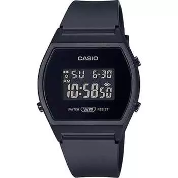 Casio CASIO Стандартные цифровые женские часы LW-204-1B Casio BOX Overseas Модель Черный