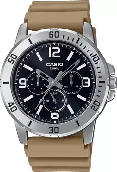 [Casio] CASIO Стандартные кварцевые мужские часы MTP-VD300-5B Многоосевой 24-часовой дисплей Военный хаки бежевый Overseas Модель [Параллельный импорт]
