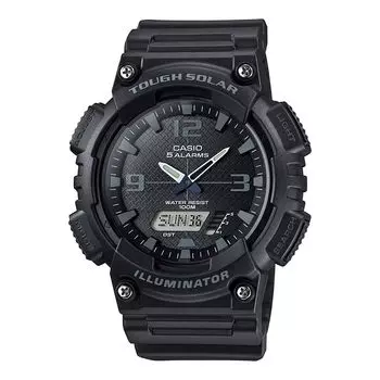 [Casio] CASIO Tough Solar Ana-Digi Quartz Watch AQ-S810W-1A2V Men s Black Overseas Model [Parallel Import]