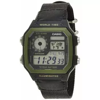 Casio CaSio Watch Digital Ae 1200whb 1b Men S overSeaS Model [reverse Import]
