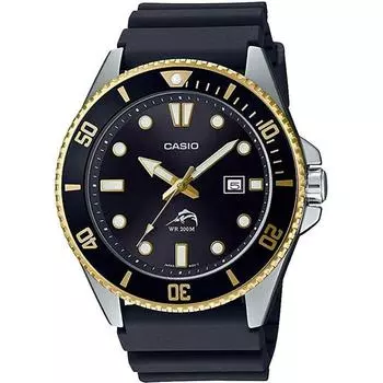 [Casio] Часы CASIO Diver MDV-106 Series Мужская модель Overseas (Черный x Золотой MDV-106G-1AV)