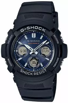 CASIO (Casio) watch G-SHOCK (G shock) radio wave solar AWG-M100SB-2A Men s overseas model [parallel import goods]