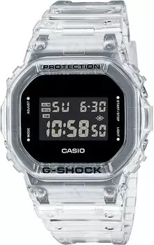 [Casio] CASIO Watch G-SHOCK Skeleton Series DW-5600SKE-7 Men s Clear