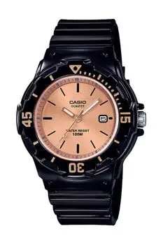 Casio CASIO часы женские кварцевые бронзовые черные LRW-200H-9E2