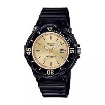 Casio CASIO watch ladies quartz gold black LRW-200H-9E
