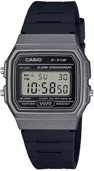 [Casio] CASIO Watch Quartz F-91WM-1B Unisex Cheap Casio Metallic Gray [Parallel Import]