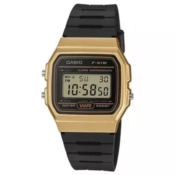 Casio Часы CASIO кварцевые F-91WM-9A унисекс дешевые Casio золотые