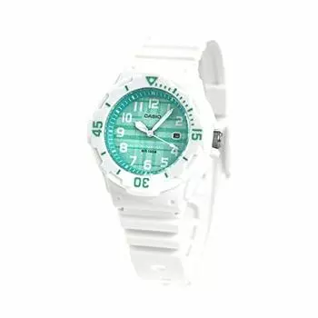 [Casio] CASIO Watch Standard Cheap Casio Calendar Analog Green x White LRW-200H-3CVDF Ladies [Parallel Import]