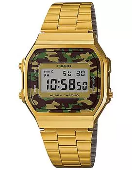 [Casio] CASIO Watch Vintage Collection Watch, Gold Japanese Quartz A168WEGC-3VT