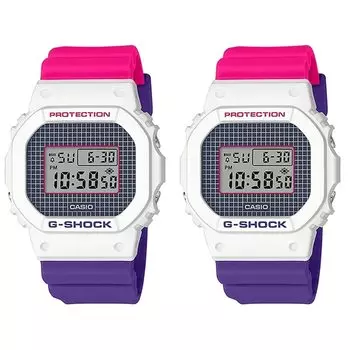 [Casio] CASIO Waterproof Pair Watch G-SHOCK Men s Women s Unisex Pair Geometric 90 s 90 S DW-5600THB-7DW-5600THB-7 Watch