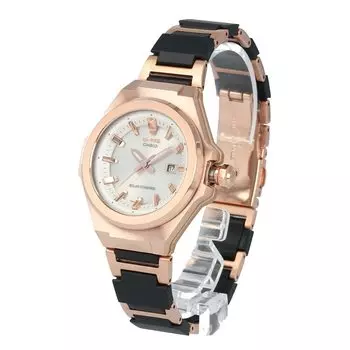 Casio Часы Baby G женские аналоговые металлические солнечные черные розовое золото Baby-G G-MS MSG-S500CG-1A [Товар]