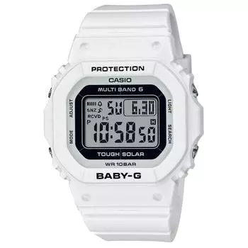 [Casio] Часы Baby Gee с радио на солнечных батареях BGD-5650-7JF женские белые