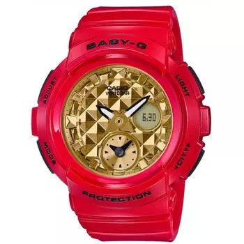 [Casio] Часы Babygie BGA-195VLA-4AJF женские, красные