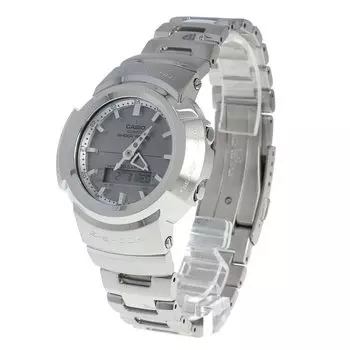 CASIO Часы Casio Аналоговые Цифровые Полностью Металлические Радио Солнечные G-SHOCK G-Shock Мужские Ana-Digi AWM-500D-1A8 [Товар]