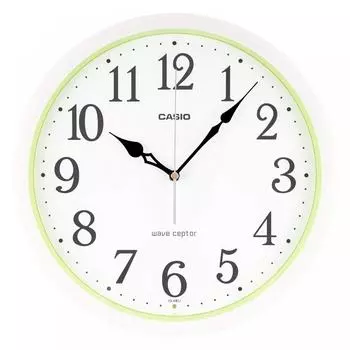 Casio Часы Casio Часы Radio Wave Белый Диаметр 30,5 см Аналоговые Night Shift Stop Iq 481j 7jf