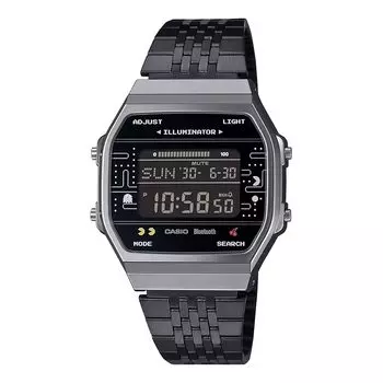 [Casio] часы casio classic []web limited модель сотрудничества PAC-MAN Оснащен Bluetooth ABL-100WEPC-1BJR мужские черные