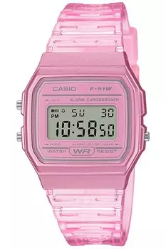 [Casio] Часы Casio Collection F-91WS-4JH розовые