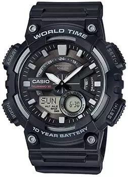 [Casio] Часы Casio Collection Standard (старая модель) AEQ-110W-1AJF Мужской черный