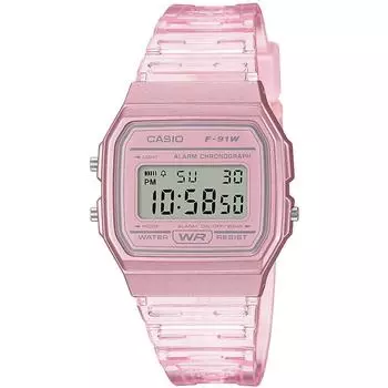 [Casio] Часы Casio Digital Quartz F 91ws 4 Unisex chieF Casio Clear Pink []