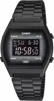 Casio Часы CASIO Digital Watch Vintage Series B640WBG-1B Unisex Black Glitter Face Overseas Model [Параллельный импорт]