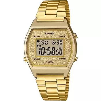 Casio Часы CASIO Digital Watch Vintage Series B640WGG-9 Unisex Gold Glitter Face Overseas Model [Параллельный импорт]