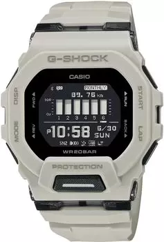 Casio Часы CASIO G-SHOCK G-SQUAD с функцией мобильной связи GBD-200UU-9 мужские бежевые Overseas модель [параллельный импорт]