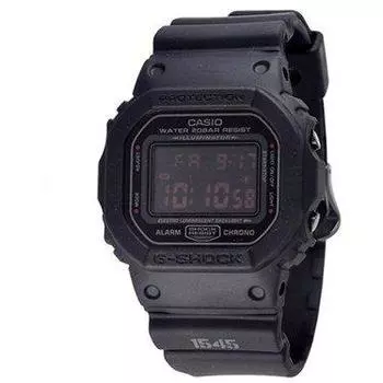 (Casio) Часы CASIO G-SHOCK матово-черный с красным глазом DW-5600MS-1DR кварцевый (цифровой) Мужской
