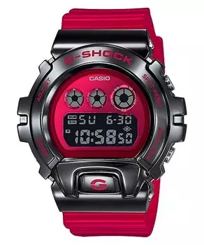 [Casio] Часы CASIO G-SHOCK с металлическим покрытием GM-6900B-4 Skeleton Red Мужская модель Overseas [Товар]