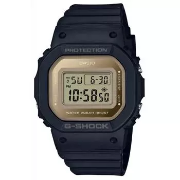 [CaSio] Часы CaSio Gmd S5600 1 женские S черные золотые цифровые