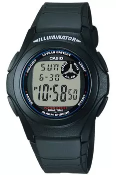 Часы Casio Collection F-200W-1AJH мужские черные